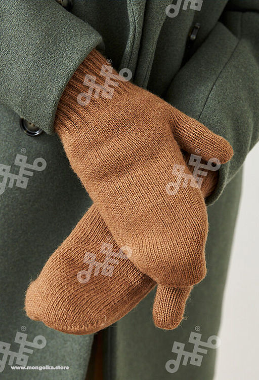 Варежки из шерсти монгольской овцы - Mongolka фото 8