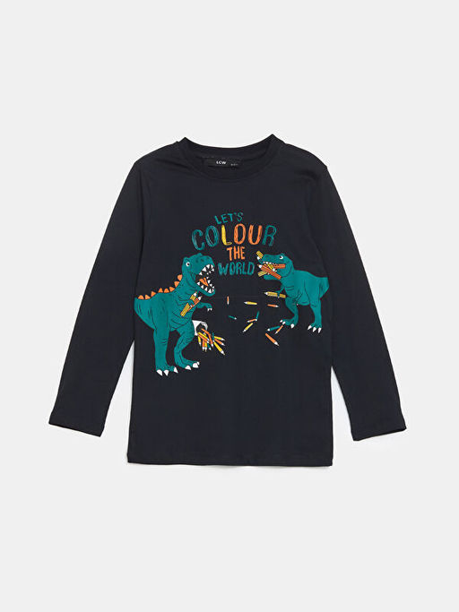 Bisiklet Yaka Erkek ?ocuk Pijama Tak?m? - Waikiki фото 2