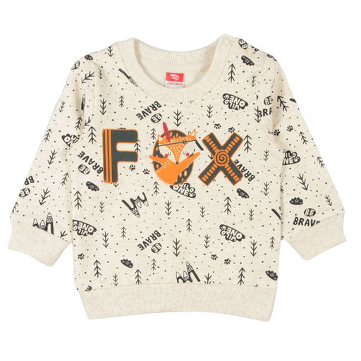 CRB wear/CWB 62541 Джемпер ясельный, бежевый меланж/Ex.Cherubino  фото 3