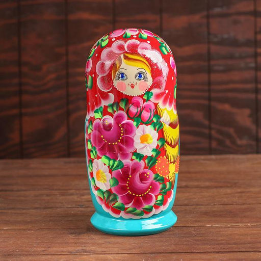 Матрёшка 10 в 1, расписная большая, МИКС