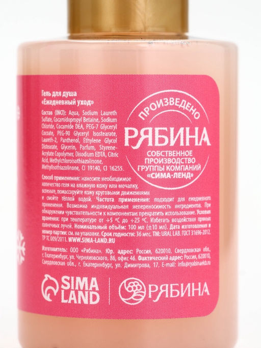 Цена за 2 шт. Гель для душа Карамельное рождество, 100 мл, URAL LAB  фото 7