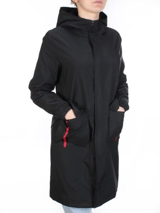 908 BLACK Ветровка женская NANOGUE (100% полиэстер)