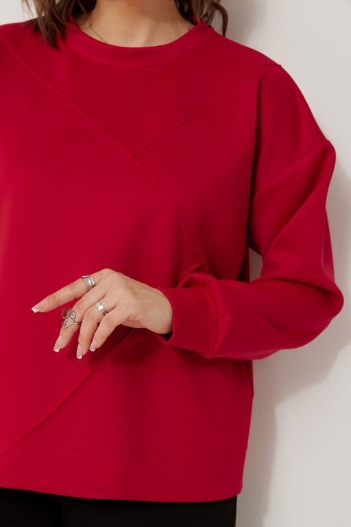 Свитшот BegiModa 4116 алый  фото 8