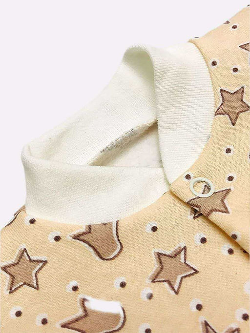 Кофта футер с длинным рукавом, арт.C-KF121-ITn, бол. размеры, корона беж - Мамин малыш фото 3