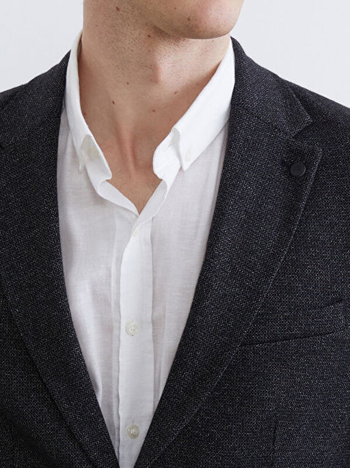 Standart Kal?p Erkek Blazer Ceket