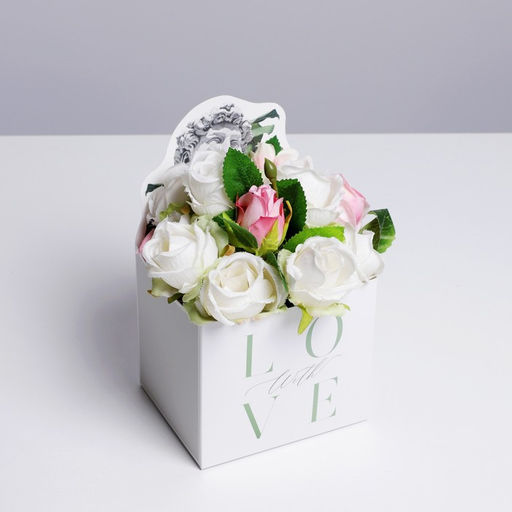 Цена за 2 шт. Коробки для мини букетов «DAVID», 12 × 20 × 10 см