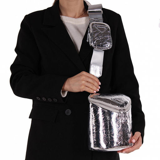 Сумка 6316F silver Polina&Eiterou