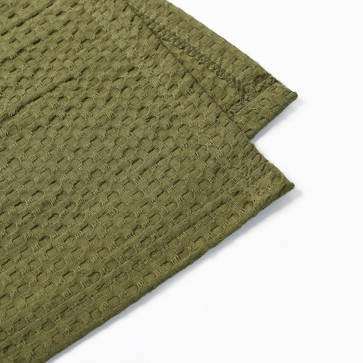 Плед вафельный «Этель» Waffle, 180×240 см, вафля 195 г/м², зелёный