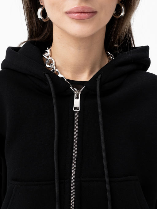 Толстовка укороченная футер 3х нитка с начесом. - Binita фото 6