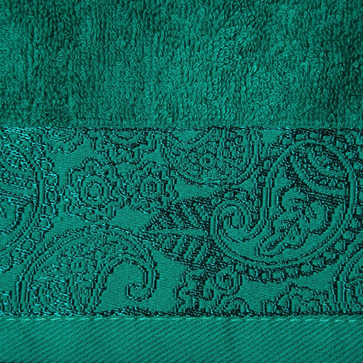Полотенце махровое Бодринг 30х60см, изумруд, хлопок 100%, 430гр/м2 - Текстиль центр фото 2