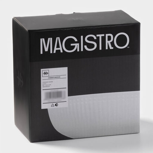 Салатники Magistro Edne, 600 мл, 15.5×5.5 см, набор 2 шт., фарфор, белые