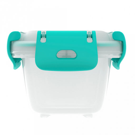 Контейнер для продуктов 0,38л, 14,2х10?х7см, с клипсами, уплотнитель, полипропилен, подходит для СВЧ (Россия) - Домашняя мода фото 4