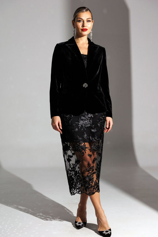 Жакет Мода Юрс 25-2944 черный