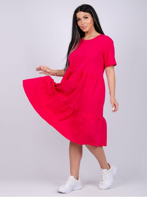 Платье Касадея, трикотаж - Малина фото 2