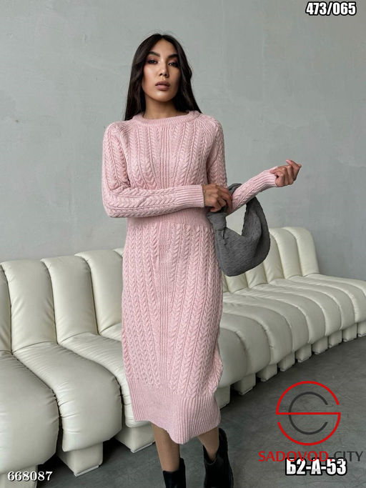 Платье женское осеннее вязанное - Bruno фото 7