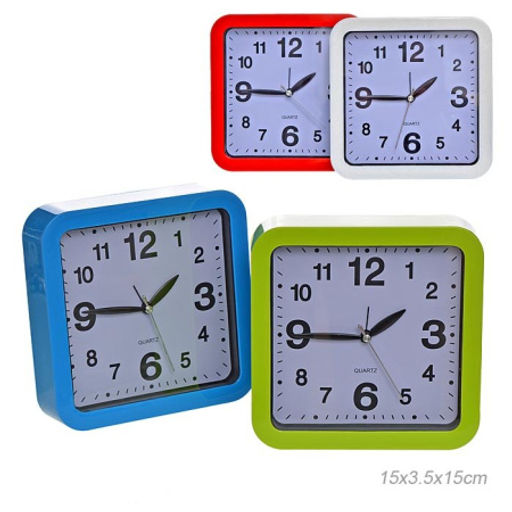 Будильник 15 см / K42 /уп 100/ микс