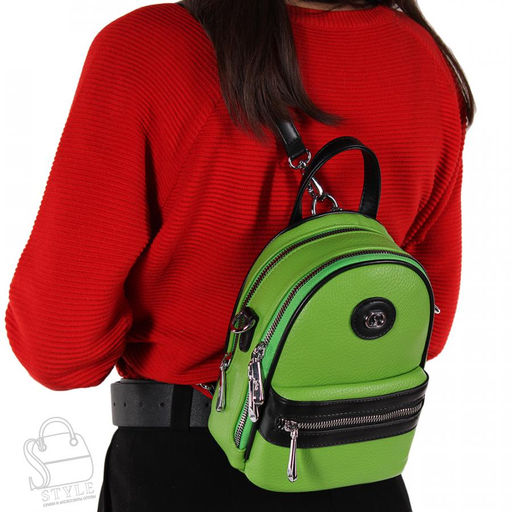Рюкзак женский 69140 green Velina Fabbiano-Safenta/30 в Новосибирске