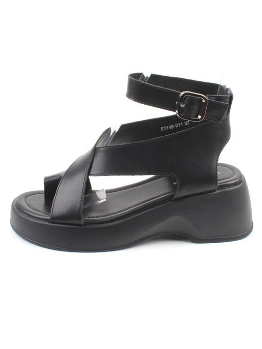 08-XT148-011 BLACK Босоножки женские (натуральная кожа) - Фабричный китай фото 8