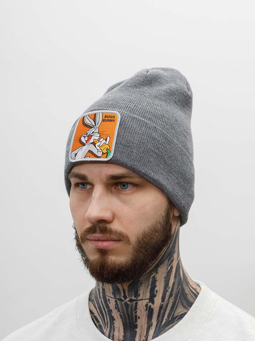 Шапка CAPSLAB арт. CL/LOO5/1/BON/BUN2 Looney Tunes Bugs Bunny (серый)