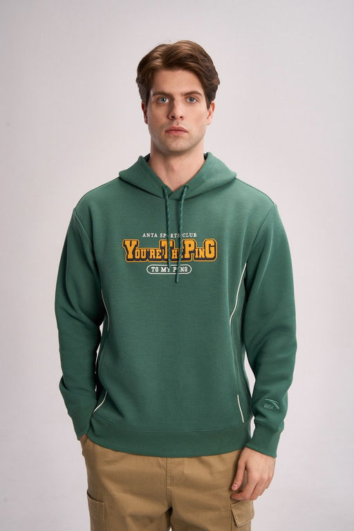 Худи Зеленый ANTA SPORTS CLUB Sweat Hoodie