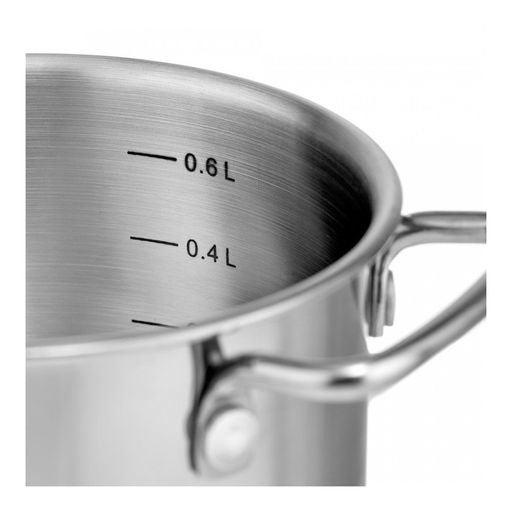 Мини-кастрюля с крышкой Walmer Petite, 0.7 л, цвет хром  фото 5