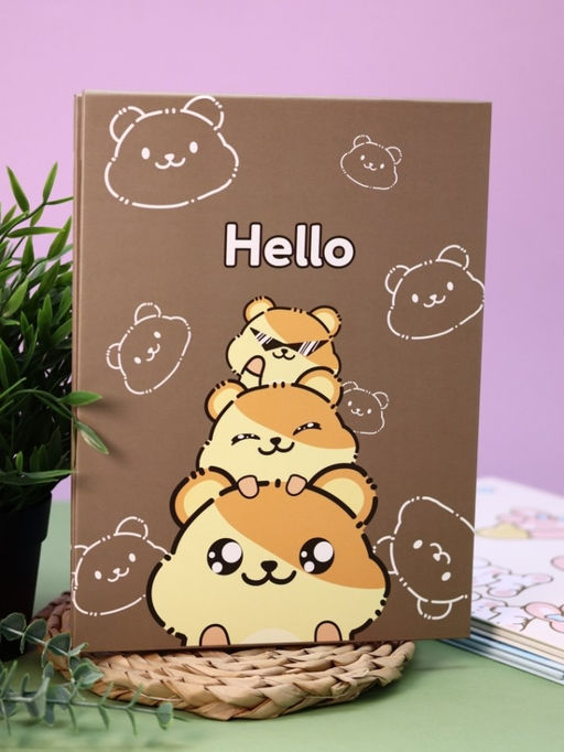 Зеркало "Lets go hamster", dark brown