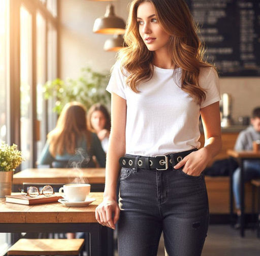 Ремень женский из искусственной кожи, цвет черный - Greta фото 2