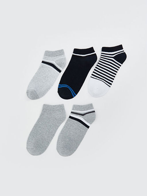 ?izgili Erkek ?ocuk Patik ?orap 5li