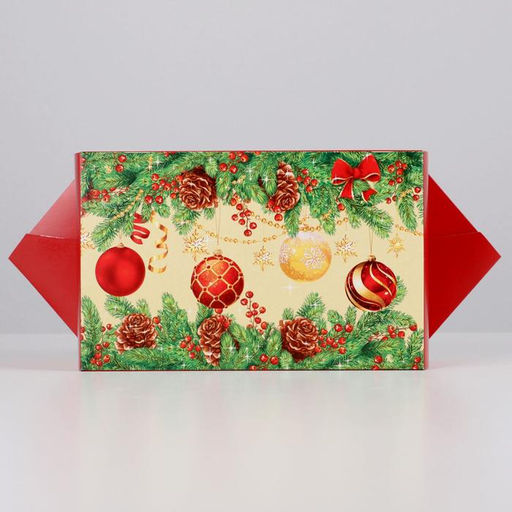 Цена за 5 шт. Коробка подарочная - конфета складная «С новым годом», 14×22×8 см