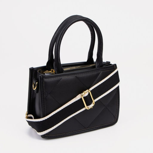 Сумка-тоут на молнии, цвет чёрный - Simaland фото 2