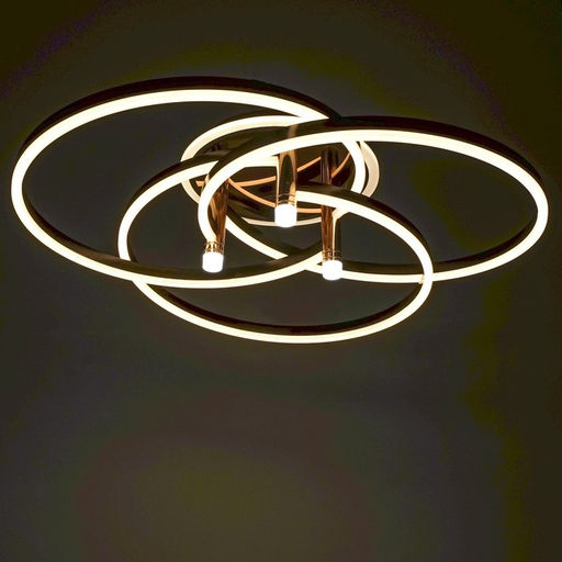 Светильник «Финди» 3xLED 160 Вт черный 80×80×16 см BayerLux