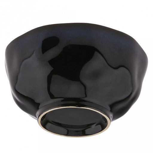 "Тихий океан" Салатник керамический 700мл, д15,2см, h8см, асимметричная форма, синий (Китай)