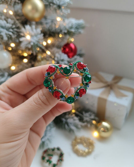 Брошь Новогодний стиль