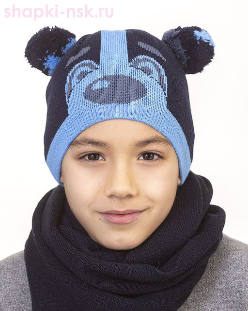 F 152 Шапка для мальчика (54-56)