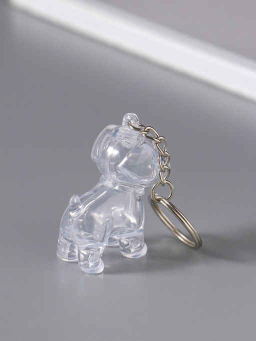 Цена за 3 шт. Брелок пластик "Преданный друг - пёсик" 8х3х5 см