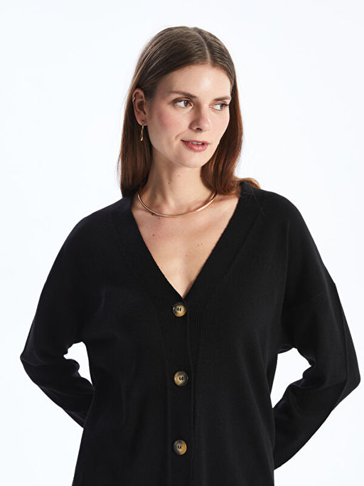 V Yaka Kad?n Triko H?rka