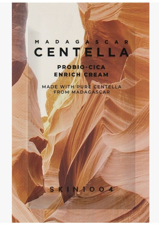 (Пробник) Skin1004 Madagascar Centella Probio-Cica Enrich Cream 1.5ml*10ea - Интенсивный ламеллярный крем с пробиотиками 1,5мл*10шт