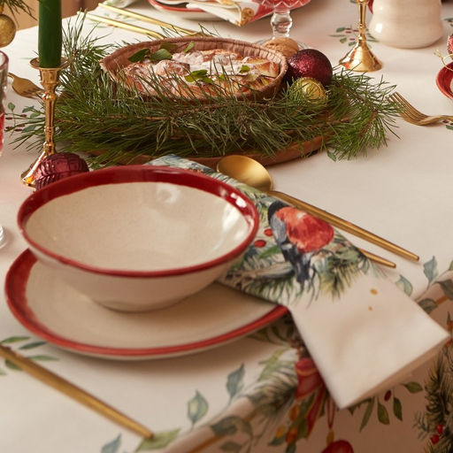 Набор салфеток сервировочных «Этель» Christmas bells, 40×40 см - 4 шт., 100% хлопок 100%, саржа 190 г/м²