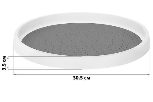 Подставка вращающаяся 30,5*30.5*3,5 см, круглая - Elan gallery фото 2