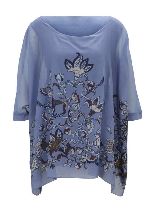 Туника, синяя - Linea tesini фото 2