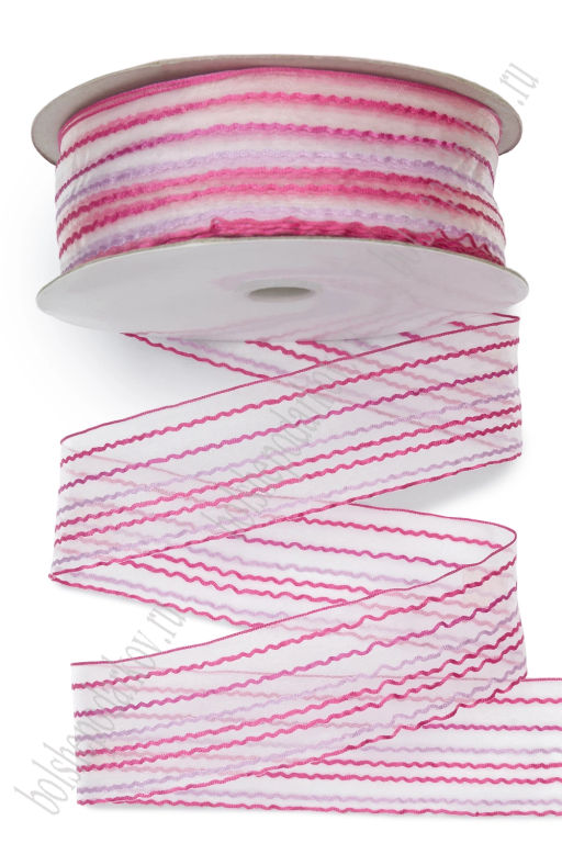 Лента декоративная 3,8 см*25 ярд (38-711)