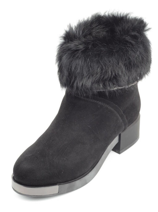 04-206W-8Y1 8J33M Ботинки зимние женские (натуральная замша, натуральный мех)