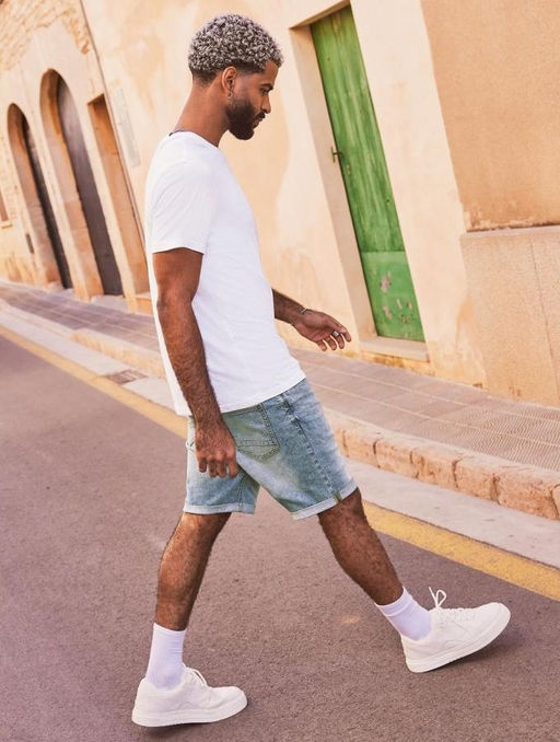 Мужские джинсовые шорты LIVERGY  фото 7