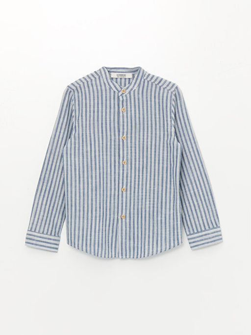 Hakim Yaka ?izgili Erkek ?ocuk G?mlek