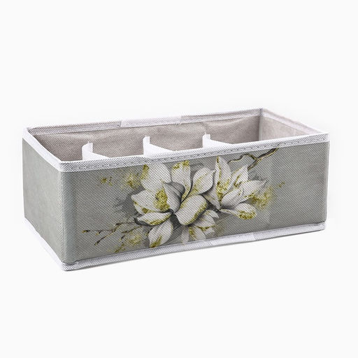 Органайзер для хранения, кофр для белья 8 ячеек Цветы, 281610 см - See you home фото 2