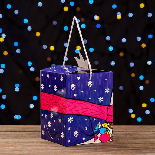 Цена за 5 шт. Подарочная коробка Смекубик Пингвинёнок,12 х 12 х 15,5 см - Simaland фото 9