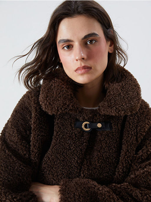 G?mlek Yaka Kad?n Pel?? Mont