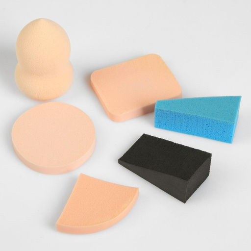 Набор спонжей для макияжа, увеличиваются при намокании, 6 шт, АССОРТИ, цвет МИКС - Queen fair фото 10
