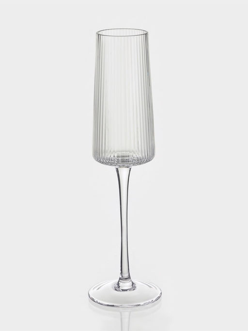 Набор бокалов для шампанского «Восхищение», 250 мл, 6 шт., размер одного бокала 7.5×24.5 см, стекло, прозрачный