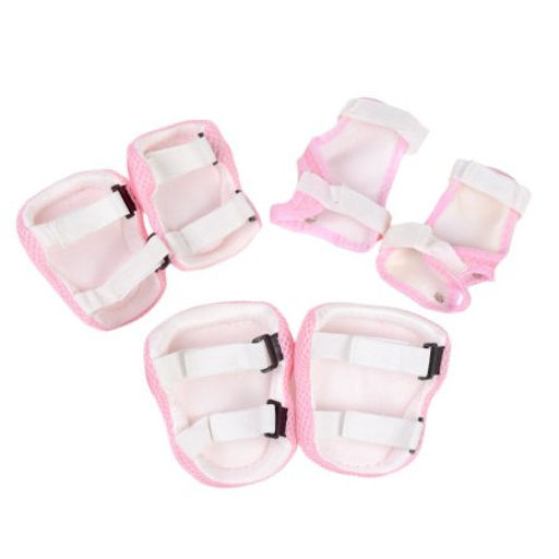Защита для катания на роликах и велосипеде 6 предметов. 6-18лет / Yan-88Fat-P /уп 100/ розовый - Галеонтрейд фото 2